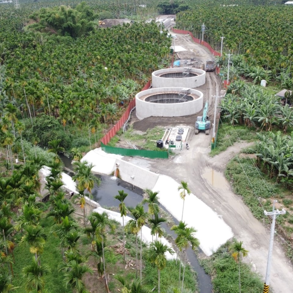 屏東內埔龍頸溪水質淨化場興建工程